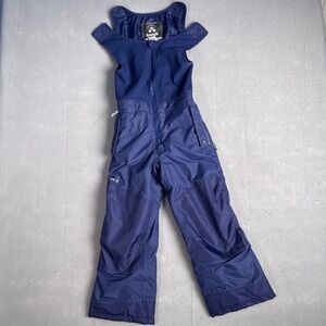 Kamik Snow Bib‎ Overall Padded Insulated Winter Ski Snowsuit Blue Youth Size 7